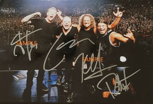 Metallica band reprint - metallica, 8x10