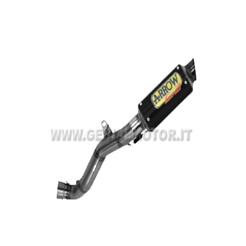 Exhaust arrow gp2 steel black - arrow,