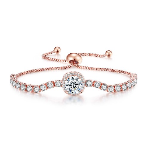 Adjustable silver rose gold - silver,