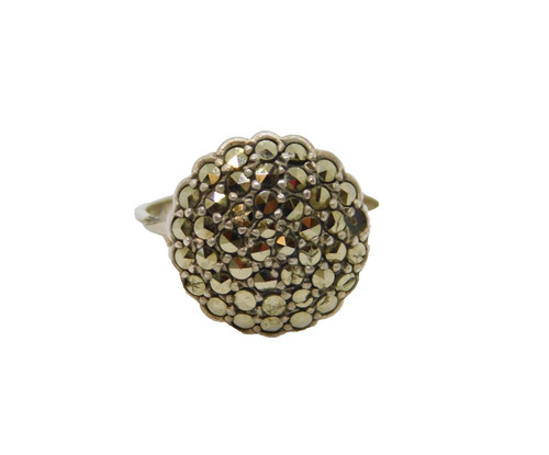 Sterling silver marcasite art - silver,