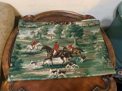 Vintage fox hunt equestrian - fox,