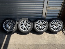 AUDI A4 B6 B7 17” ALLOY WHEELS WITH TYRES SET OF 4 225/45R17 5x112 A3 8P