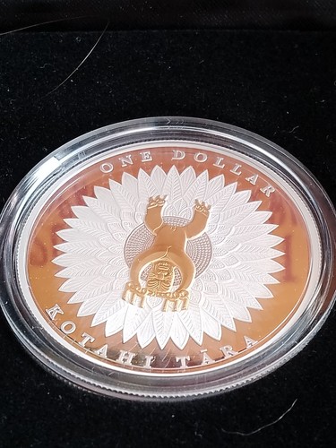 Maori art silver coin - coin, kotahi