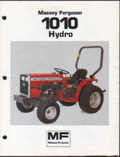 1986 Massey Ferguson "1010 Hydro" Compact Tractor Brochure Leaflet