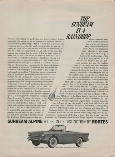 1962 sunbeam alpine - sunbeam,