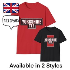 Yorkshire Tee Parody Retro T-Shirt Men Unisex Women Fun Retro British Tea Humour