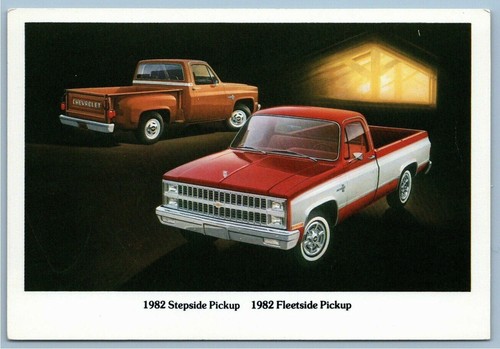 Postcard 1982 stepside pickup - postcard~,