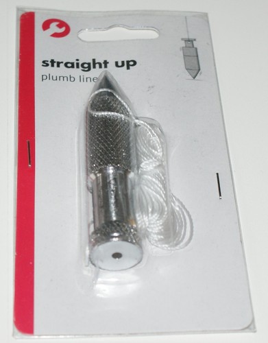 Straight plumb line - straight,