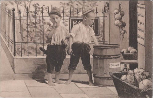 Children postcard young - children,