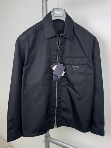 Prada overshirt jacket black - overshirt,
