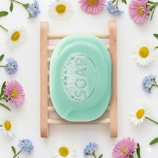 Bamboo Wooden Soap Dish Tray Holder Draining Rack Plate Bathroom Accessory