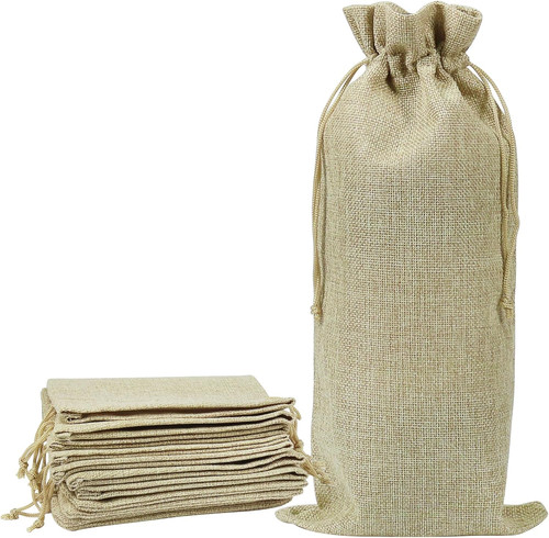 10pcs jute wine - wine, x