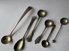 6 x Vintage EPNS Mustard/Salt