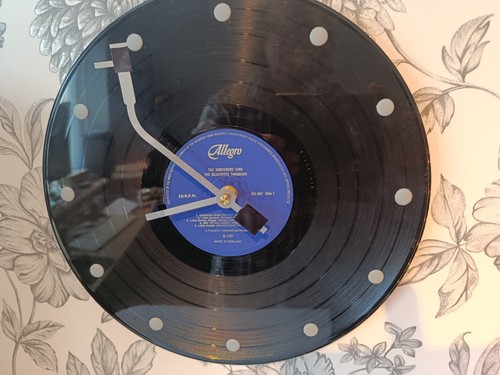 Vinyl record clock - vinyl, 12"