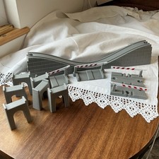Plastic BRIDGE, SUPPORTS & CROSSINGS for Wooden Train Track fits Brio Thomas etc