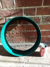GARDEN SIEVE. METAL, .QUATER INCH MESH