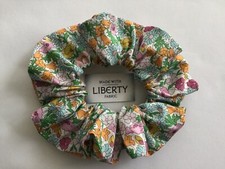 Liberty London Poppy Forest Fabric HANDMADE HAIR SCRUNCHIE  Gift