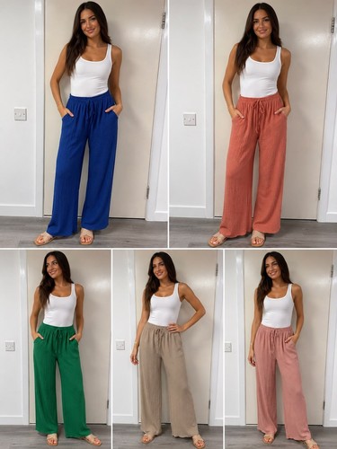 Palazzo ladies womens trousers - palazzo,