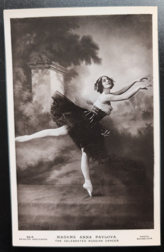Vintage postcard anna - anna, pavlova