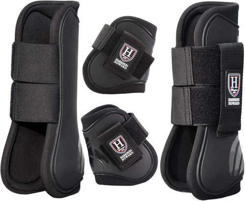 Horse tendon boots open - boots,