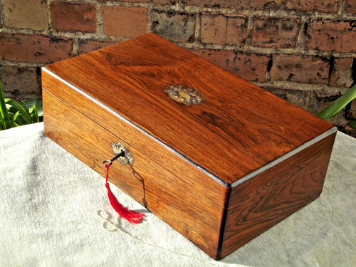 Rosewood writing slope - rosewood,