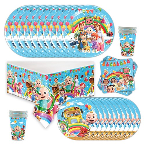 Cocomelon party supplies set - cocomelon,