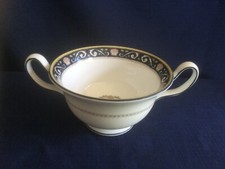 Wedgwood Runnymede navy soup