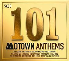 Various Artists : 101 Motown Anthems CD Box Set 5 discs (2017) Amazing Value