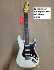 Fender Guitars - American Pro II Strat - Olympic White, HSS, Non-Locking Tremolo