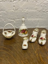 Royal Albert Old Country Roses Ornament Be job Lots Of 5Pieces. VGC Used.