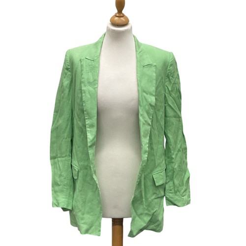 Zara green linen - zara, casual