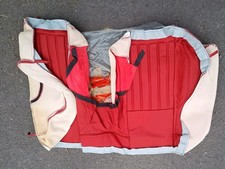 Alfa Romeo 156 GENUINE NOS leather MOMO red rear seat cover 183206010 Free post