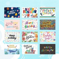 PK Of 12 Birthday Cards For