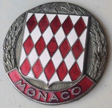 Vintage ENAMELED Metal MONACO