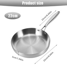 304 Stainless Steel Frying Pan