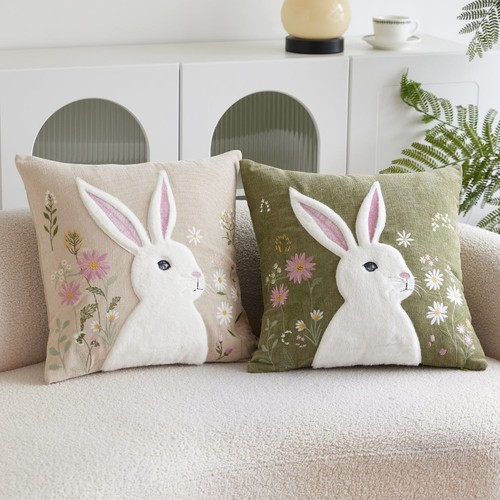Easter wild floral rabbit - wild,