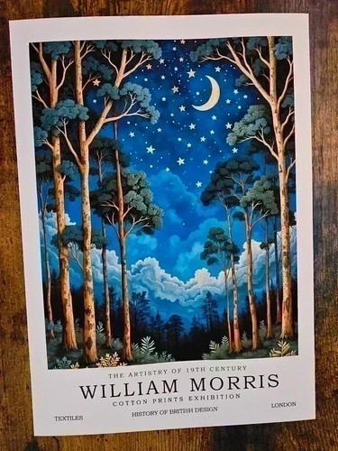 Size william morris - a4,