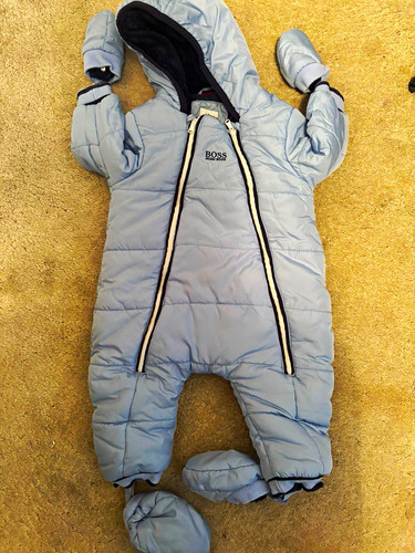 Boss hugo blue hooded - blue,