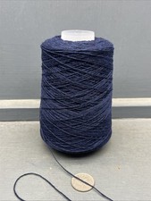 200G 5/28NM 100% CASHMERE DARK NAVY MIX BY TODD & DUNCAN INKWELL 3 PLY