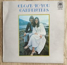The Carpenters Close to You 12" Vinyl LP Album Record