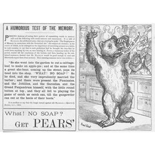 PEARS SOAP Bear Theme