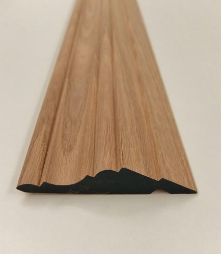 Solid oak kitchen - oak, cornice
