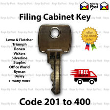 Filing Cabinet Key, Desk Office Keys L&F, Bisley, Roneo, Silverline, Triumph