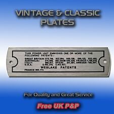 Weslake  A - Series Rocker Cover / Classic Vehicle Plate