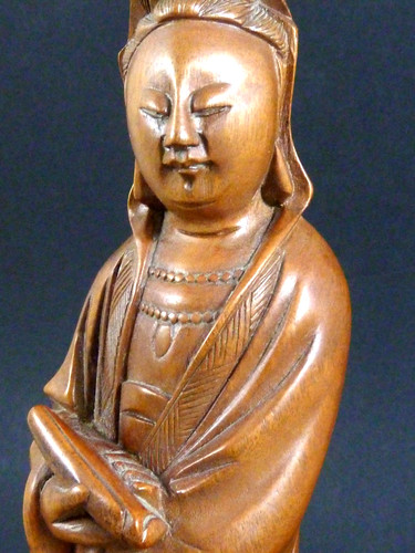 Chinese hand carved boxwood - chinese,