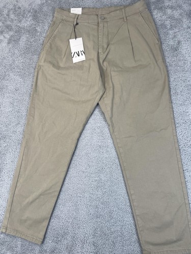 Zara pants mens - mens, khaki