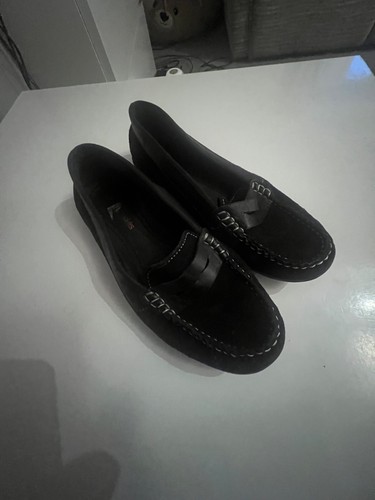 Black hush puppies suede - hush,
