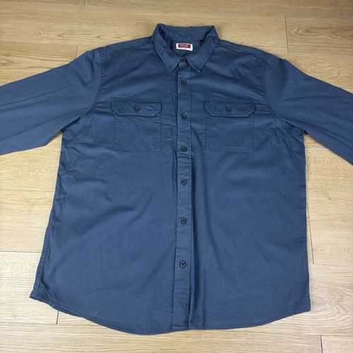 Wrangler black denim shirt - black,