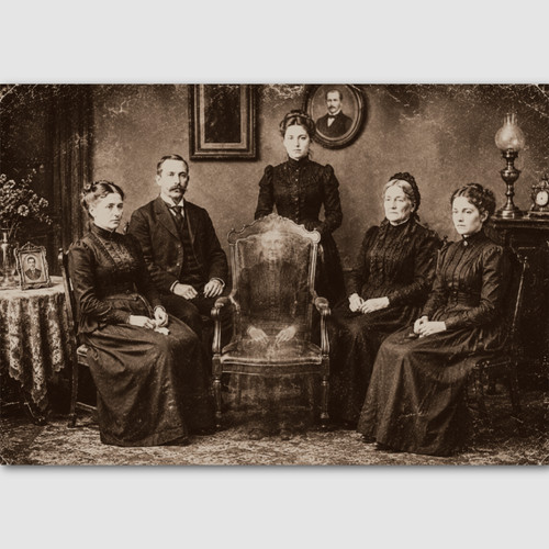 Haunted victorian family - victorian,