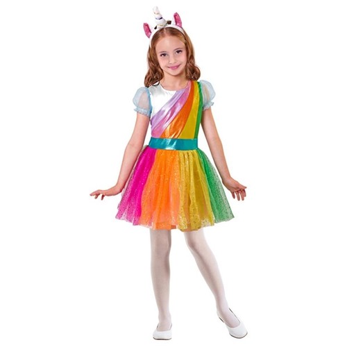 Girls rainbow unicorn - unicorn, costume